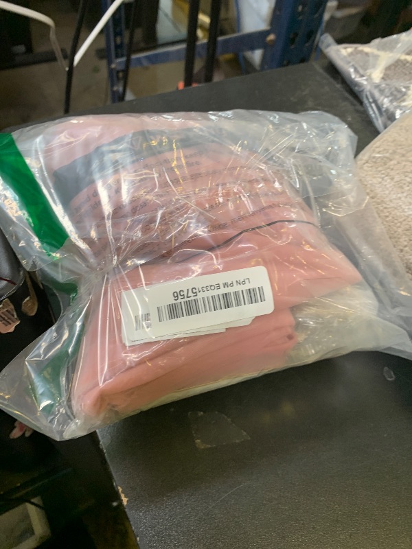 Photo 1 of 10ft x 10ft Dusty Rose Backdrop Curtain with Lights String for Parties, Sheer Tulle Wedding Photo Backdrops Drapes for Baby Shower Birthday Party Decorations Background for Photography