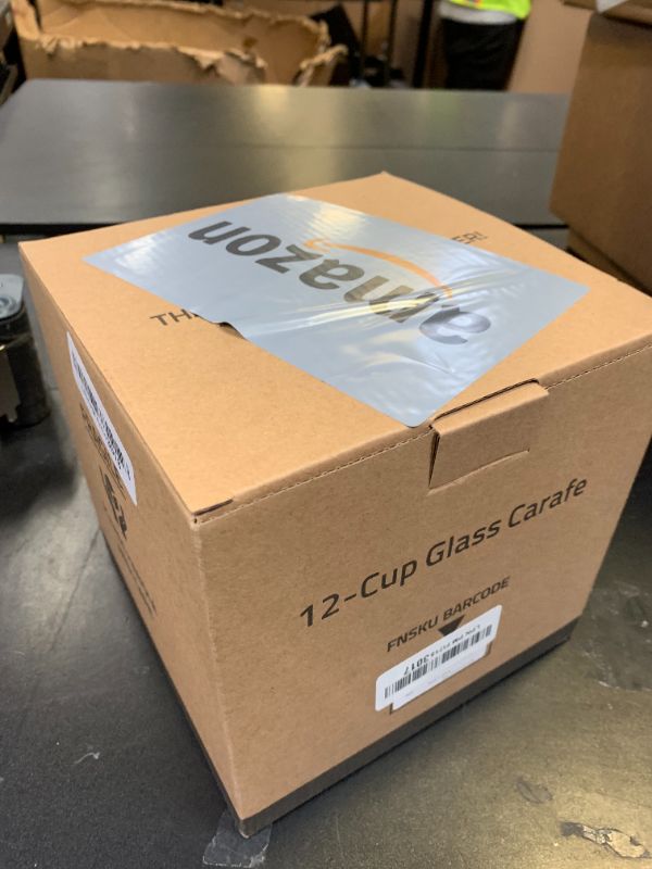 Photo 1 of 12-Cup Replacement Coffee Carafe Compatible with Mr. Coffee Coffee maker Pot, Replace Part# PLD12 PLD12-RB Series, Black Handle