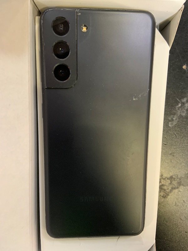 Photo 1 of Samsung Galaxy S21 5G, US Version, 128GB, Phantom Gray - Unlocked (Renewed)