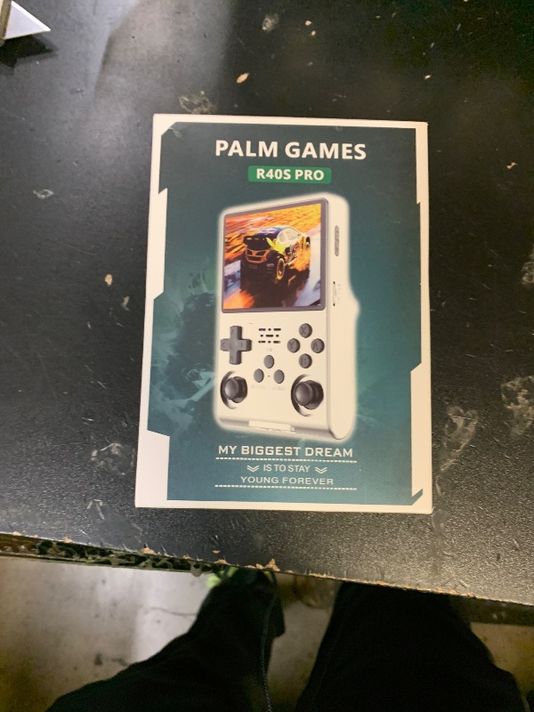 Photo 1 of ?30000 in 1? R40S Pro Retro Handheld Game Console, Video Game Console, 3.5 inch IPS Screen, More Than 20 Emulator, 256G TF Card (Purple)