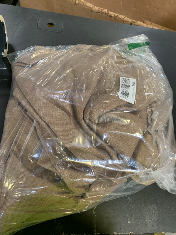 Photo 1 of 100% Blackout Shield Linen Blackout Curtains for Bedroom 96 Inches Long,Back Tab/Rod Pocket Living Room Drapes,Thermal Insulated Textured Blackout Curtains 2 Panels Set,50" W x 96" L,Linen Brown