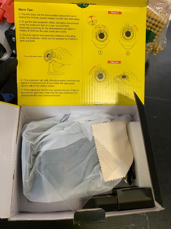 Photo 1 of [White Noise] Galaxy Projector, 28 Soothing Sounds Star Projector Sound Machine, Solar System Space Planetarium Projector Night Light, Room Decor for Ceiling Bedroom Kids Adults Sleep Trainer