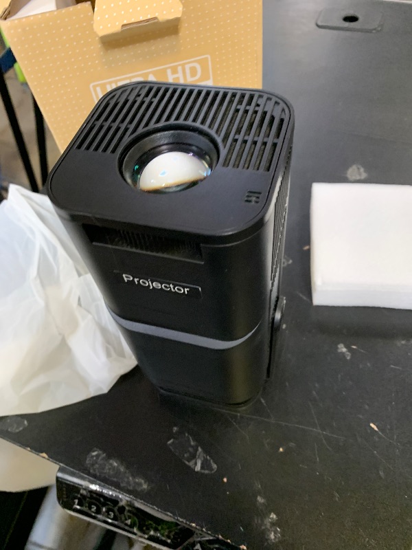 Photo 1 of [Netflix Licensed] Smart Mini Projector 320ANSI Native 1080P 4K Support with Official Apps, Portable Projector with WiFi and BT for Home Theater/Outdoor/Bedroom HY320 NTV