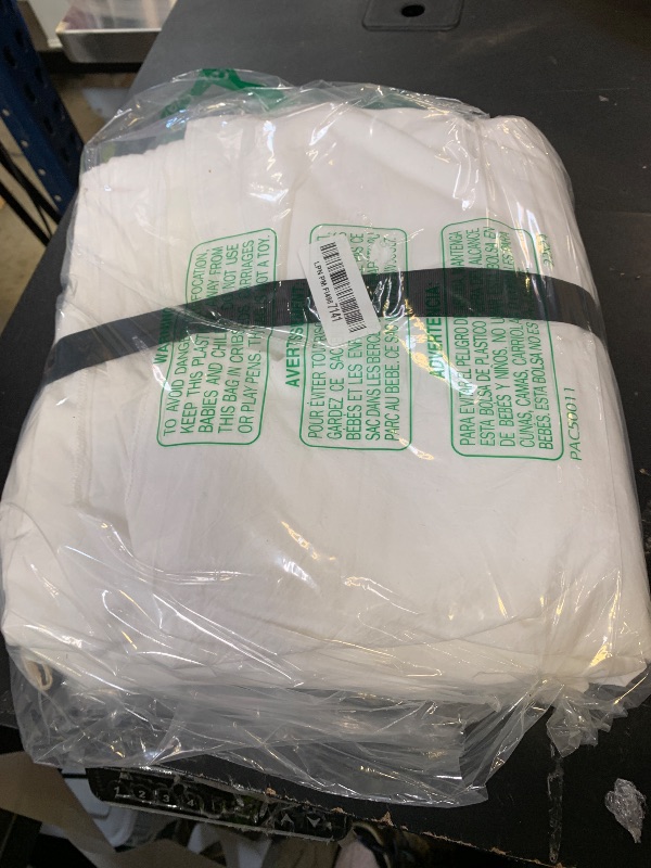 Photo 1 of 100% Washed Cotton Duvet Cover Queen Size, White Linen Like Breathable Natural Bedding Set (No Comforter), 90x90 Inches