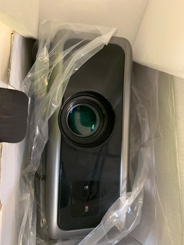 Photo 1 of ?Buit-in Google TV & Voice Control?Smart Projector with WiFi 6 and Bluetooth, 4K Support Movie Outdoor Projectors Compatible with Netflix/Prime Video/YouTube, Auto Focus Home Proyector 180°Stand