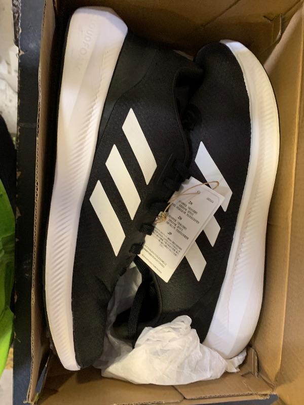 Photo 1 of adidas Men's Run Falcon 3.0 Shoe, Black/White/Black, size us men's 10