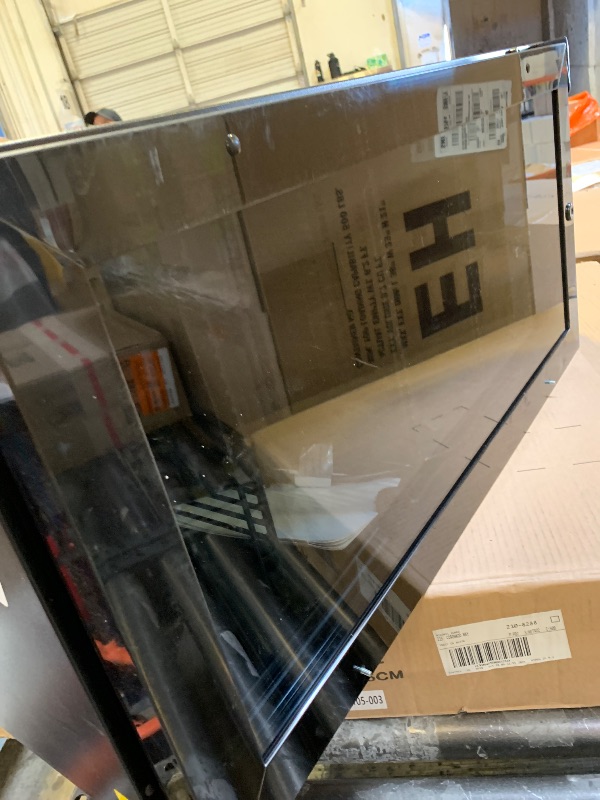 Photo 1 of *SOLD FOR PARTS** ICEVIVAL 15 Inch Under Counter Beverage Fridge, 130 Cans Beverage Refrigerator for Built-in or Freestanding with Glass Door, LED Light, Beer Fridge for Soda, Water, Wine - Home, Bar or Office(Black)