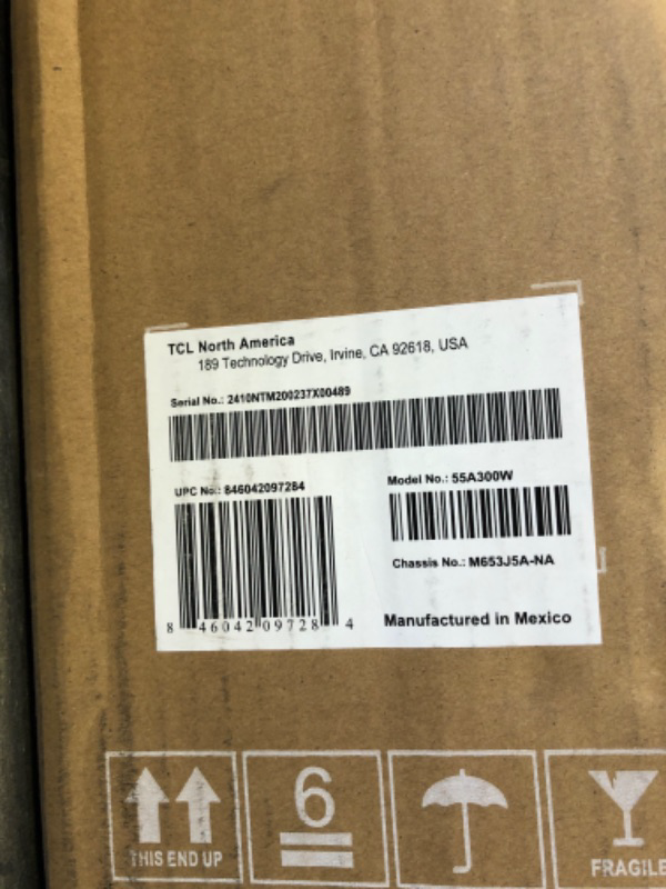 Photo 1 of TCL 55-Inch Class NXTVISION Series QLED 4K UHD Google Smart TV Canvas Style Art Frame TV - QLED, 120hz, Matte Anti-Glare Screen, Free Bezel and Frame, Atmos, Free Art Included (55A300W, 2024 Model)