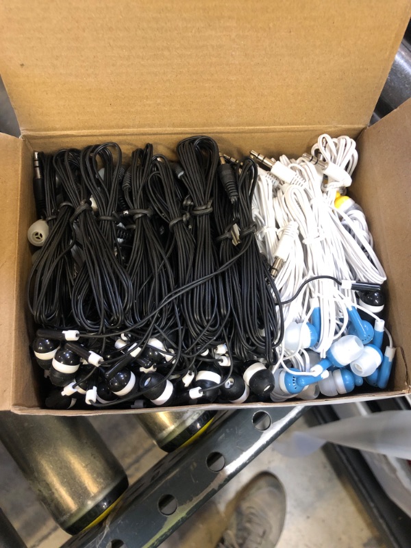 Photo 1 of 100 Pack of Kids' Bulk Earbuds