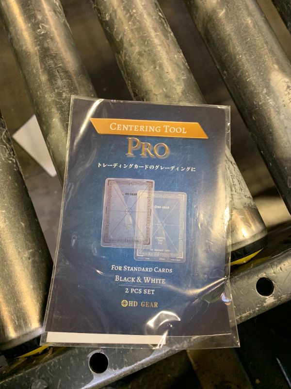 Photo 1 of HD-GEAR Centering Tool Pro Card Grading Kit PSA Pokemon Trading Cards TCG Black & White Set for Standard Size Cards
