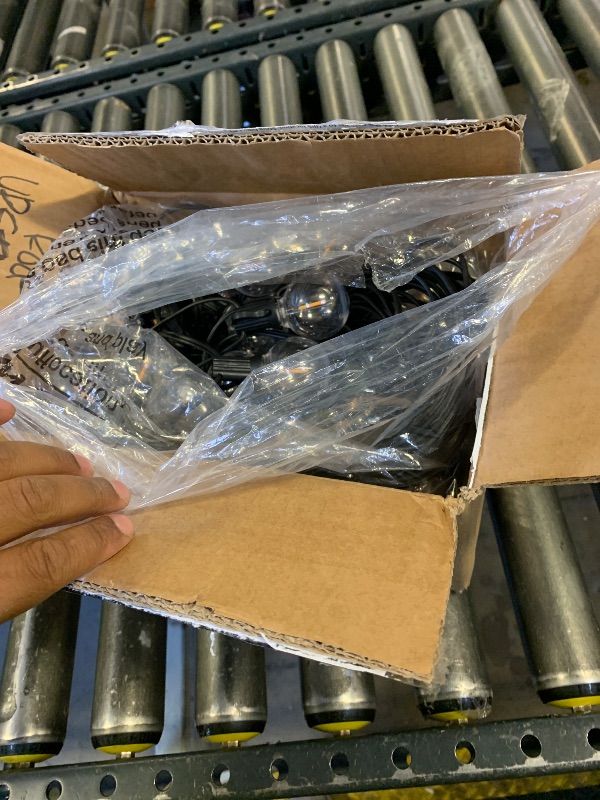 Photo 1 of 100ft 2-Pack Outdoor G40 LED Globe String Lights Dimmable Waterproof Shatterproof Light Strings with 52 Bulbs Connectable Commercial Hanging Lights for Christmas Patio House Backyard Balcony Party