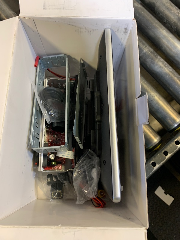 Photo 1 of 10.1 inch Single Din Car Stereo with CarPlay and Android Auto, 10 inch Touch Screen Radio with Mirror Link/1080P/EQ Audio/SWC/Bluetooth +Backup Camera+MIC