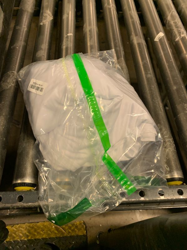 Photo 1 of 10x10ft Wrinkle Free White Backdrop Curtain for Parties Soft Fabric Drapes Wedding White Curtain Backdrop for Birthday Party Decorations Background for Photography 5x10ft, 2 Panels