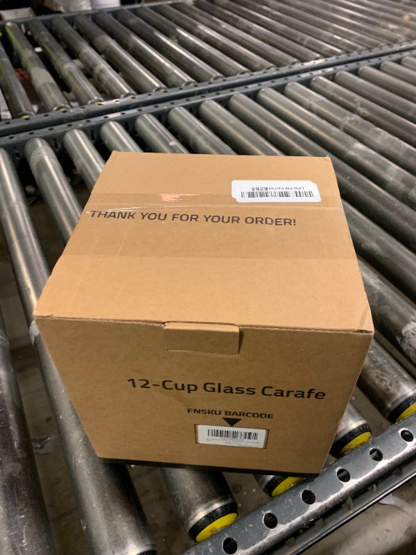 Photo 1 of 12-Cup Replacement Glass Coffee Carafe for Cuisinart Coffee Maker Models DCC-1200, DCC-1100BK, DCC-2650, CHW-12, CHW-12P1, DGB-550BK, DGB-550BK1, DGB-625BC, DGB-700BC, and SS-12 | Part# DCC-1200PRC