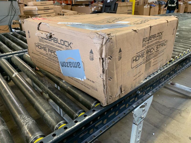 Photo 1 of PowerBlock Home Rack Stand, Dumbbell Rack & Weight Rack With Tray, Supports Dumbbells up to 100 lbs, Durable Steel Construction, Home Gym Strength Training, Innovative Workout Equipment