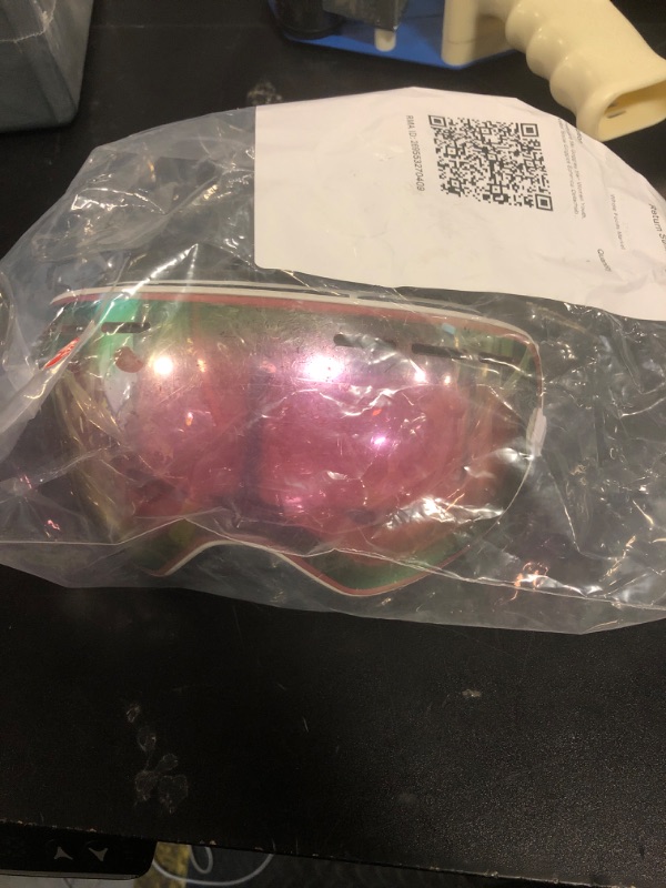 Photo 1 of *SCRATCHED** EXP VISION Snowboard Ski Goggles Men Women Youth, Anti Fog OTG Winter Snow Goggles Spherical Detachable Lens