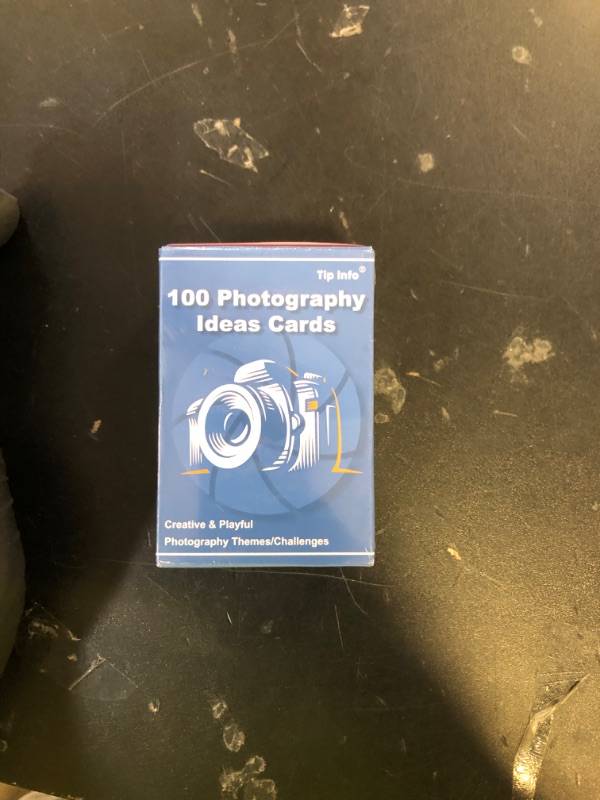 Photo 1 of 100 Photography Idea Cards - Photography Props for Photoshoot Camera Accessories, Photographer Gifts for Men Women Unique for Camera Lovers, 100 Inspiring Themes & Challenges