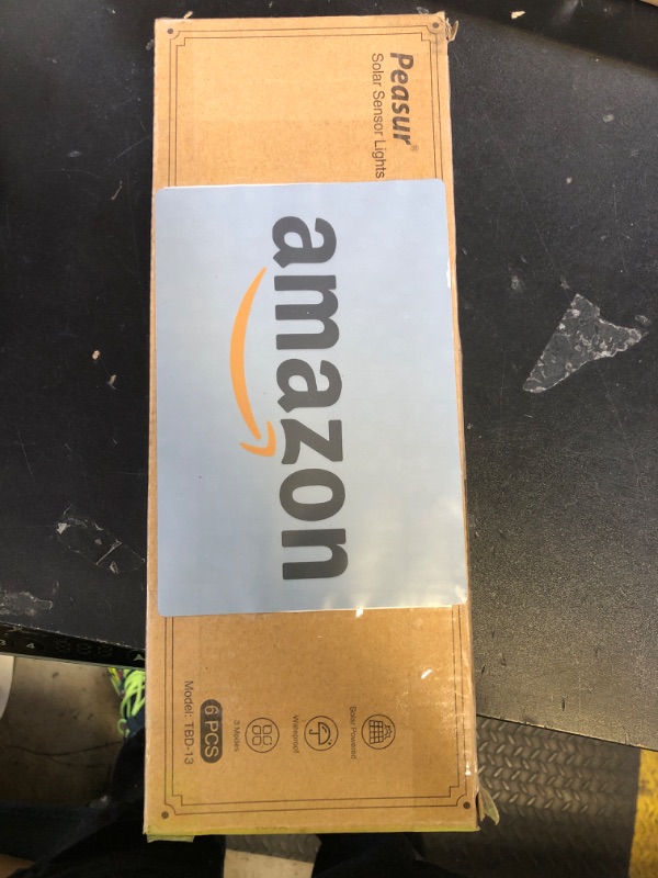 Photo 1 of [6 Packs] Solar Lights Outdoor Motion Sensor Solar Security Lights Waterproof with 3 Lighting Modes Solar Powered Wall Lights Outside for Garden Fence Yard Deck