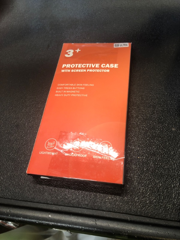 Photo 1 of [4 in 1] Magnetic for Samsung Galaxy S25 Ultra Case, 2 Pics Privacy Screen Protectors and 1 Pic Camera Protector, Fit for MagSafe, Military Grade Shockproof Translucent Matte S25 Ultra Cover, Black