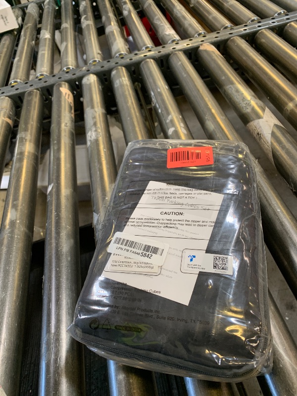 Photo 1 of 10 Set Compression Packing Cubes for Travel Essentials,Compressible Expandable Packing Cubes for Suitcase,OlarHike Luggage Organizer Bags for Travel,Handy Helper for Organizing Clothes(Black)