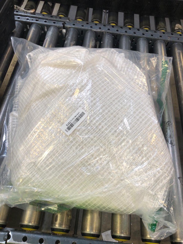 Photo 1 of 10 x 13Ft Heavy Duty Waterproof Tarps Reinforced Mesh Clear Tarp Cover Sheet & 6 PCS Bungee Balls