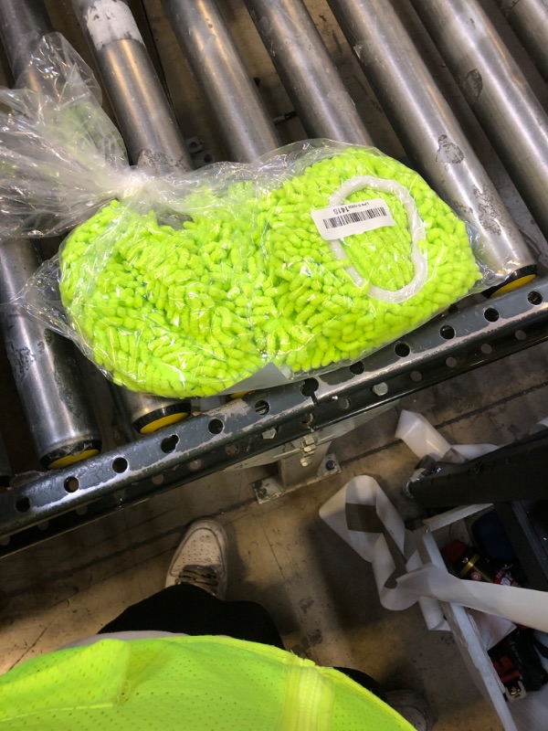 Photo 1 of 2 Pack Reusable Microfiber Mop Pads Compatible with O-Cedar EasyWring 1-Tank Spin Mop System,Elastic Mop Head Replacement for Deep Clean, Machine Washable Mop Refills