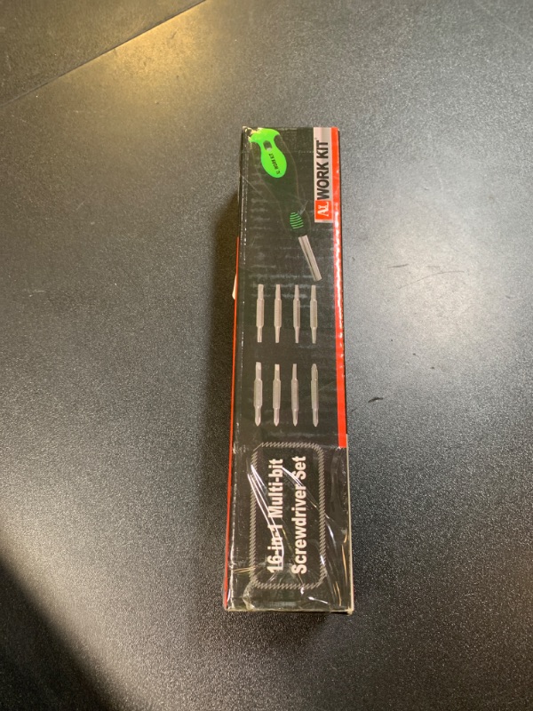 Photo 1 of 16-in-1 Multi-bit Screwdriver Set Tool All in One, Portable Multi-Purpose Screwdriver, Slotted/Philips/Pozi/Torx/Square,Nut Driver