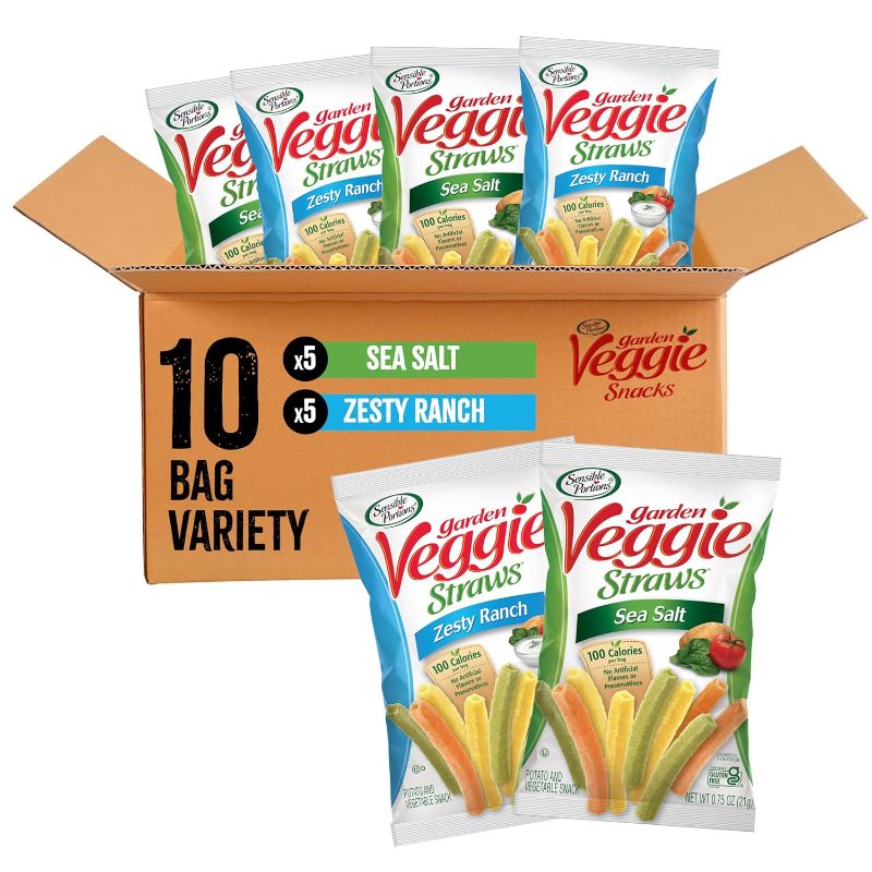 Photo 1 of  Sensible Portions Garden Veggie Straws Multipack 1IB BAG 6 COUNT 