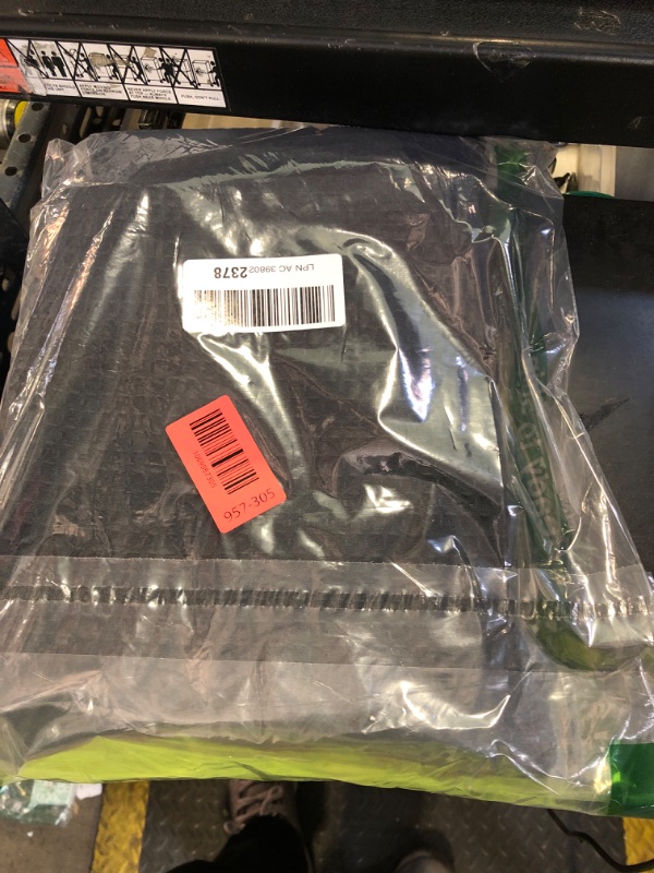 Photo 1 of 100% Cotton Blankets Queen Size for Bed - Waffle Weave Blankets for Summer, Lightweight and Breathable Soft Woven Blanket for Spring, White, 90x90 Inches (Black, Throw (50" x 60"))