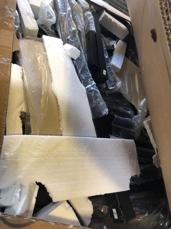 Photo 1 of *MISSING PIECES** Feonase 7-Piece Dining Table Set for 4-8, 63" Large Extendable Kitchen Table Set with 6 Stools, Modern Dining Room Table with Heavy-Duty Frame, Easy Assembly, Gray