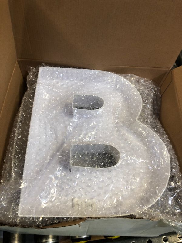 Photo 1 of 12" Baby Letters for charcuterie Board and fillable Letters for Food, Safe Baby Shower Food Display, Paper charcuterie cups with food pick, 6 Pcs Letter Food Trays for Party from Paper Mache Letters