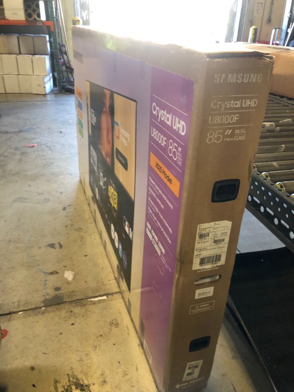 Photo 1 of Samsung 85-Inch Class Crystal UHD U8000F 4K Smart TV (2025 Model) Endless Free Content, Crystal Processor 4K, MetalStream Design, Knox Security, Alexa Built-in