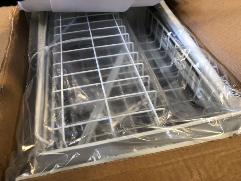 Photo 1 of 2 Pack Under Sink Organizer, Pull Out Cabinet Organizer 2 Tier Slide Out Sink Basket Drawer Sink Shelf Cabinet Storage Shelves ,Adjustable L Shape Counter Organization for Kitchen Bathroom , White