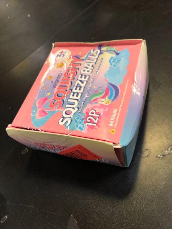 Photo 1 of 12 Pack Fidget Stress Balls for Kids Adults, Stress Relief Stress Ball, Bulk Squishy Squeeze Ball Set and Birthday Party Favors