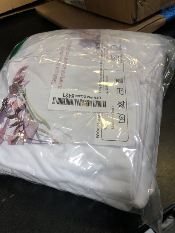 Photo 1 of 10x10ft Wrinkle Free White Backdrop Curtain for Parties Soft Fabric Drapes Wedding White Curtain Backdrop for Birthday Party Decorations Background for Photography 5x10ft, 2 Panels