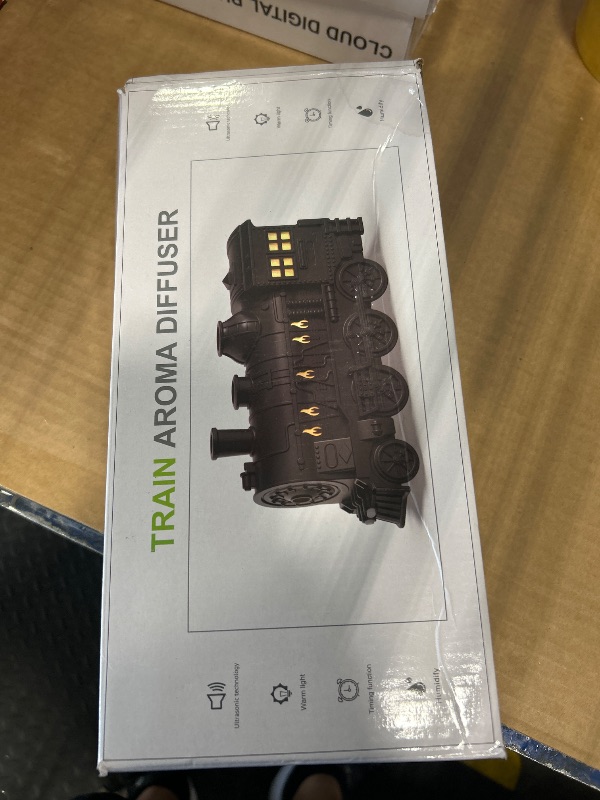 Photo 1 of *UNTESTED*
Train Diffusers for Essential Oils,300ml Magic Train Diffuser, Large Room Remote Control Aromatherapy Diffuser, Ultrasonic Cool Mist Humidifier Auto Off for Office Bedroom