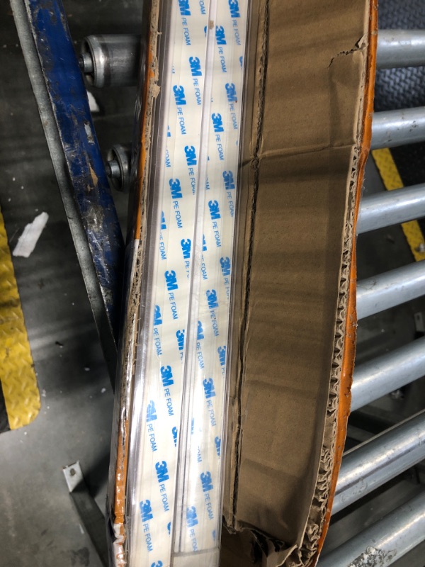 Photo 1 of *****ONLY 2***** ZSTARR U Channel Aluminium Alloy Light Blocking Strips for Roller Blinds Light Gap Blockers Window Shades Side Rail Tracks Bedroom Sleep Nursery (White,58")