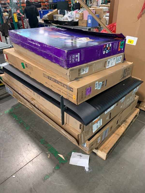 Photo 1 of ***Final Sale, No Returns*** ***Not Functional*** Pallet Of TV's