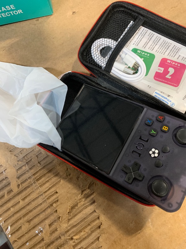 Photo 1 of ** sold as is no refund/return** see comments!
R36MAX Handheld Game Console, Retro Gaming Console with 4000mAh Battery 4.0”IPS Screen, Open Source Linux System, with 64GB TF Card Portable Video Gaming Console, Transparent GrayLPNO452346585
LPNO452346585