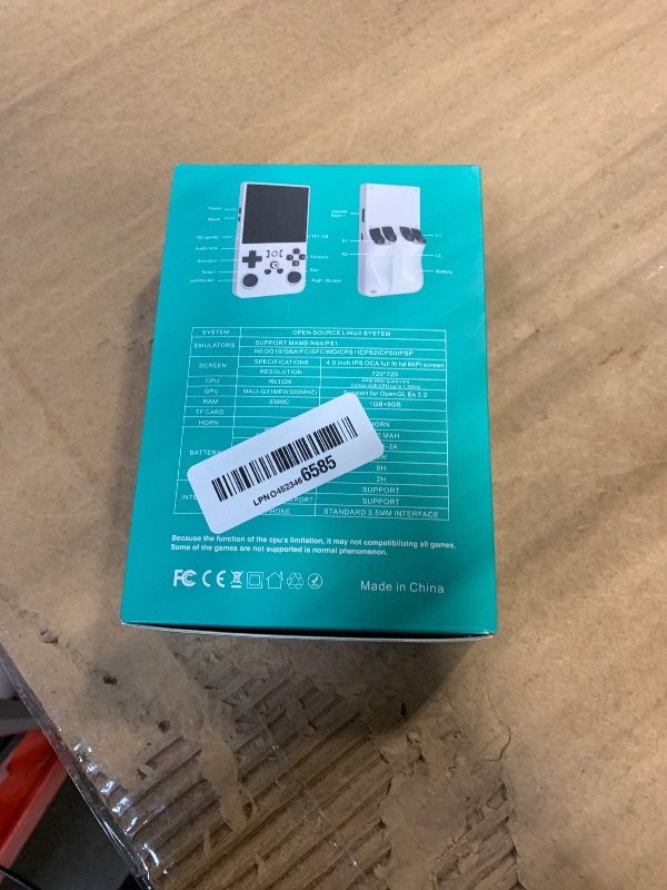 Photo 1 of ** sold as is no refund/return** see comments!
R36MAX Handheld Game Console, Retro Gaming Console with 4000mAh Battery 4.0”IPS Screen, Open Source Linux System, with 64GB TF Card Portable Video Gaming Console, Transparent GrayLPNO452346585
LPNO452346585