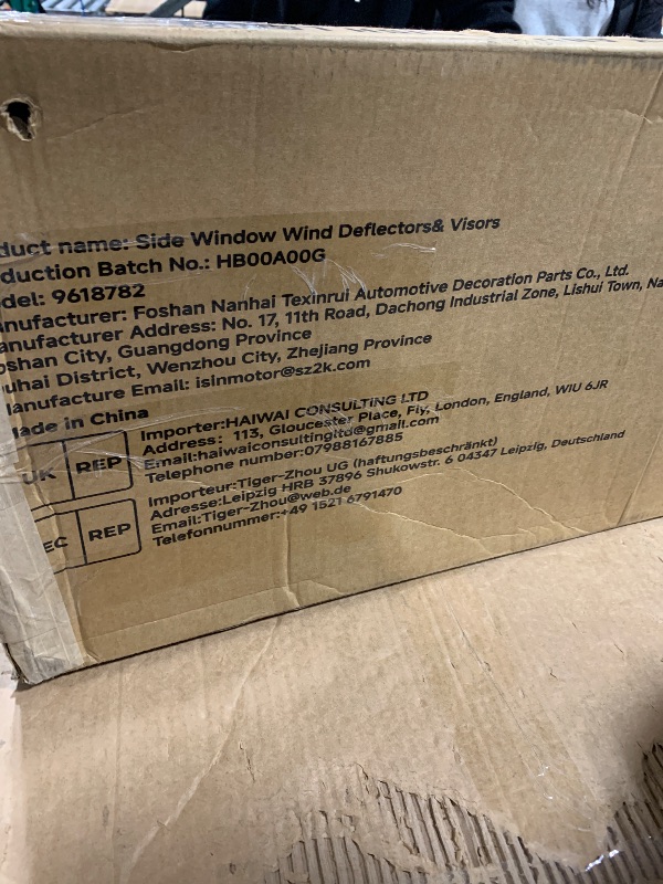 Photo 1 of ***SIMILAR IMAGE AND UNKNOWN SIZE/MODEL*** Breejoy Tape-on Rain Guards Fit for Toyota Tacoma 2016-2023 Double Cab Window Rain Guards Visors Vent Visors Window Deflector Vent Shades Car Accessories -4 pcs