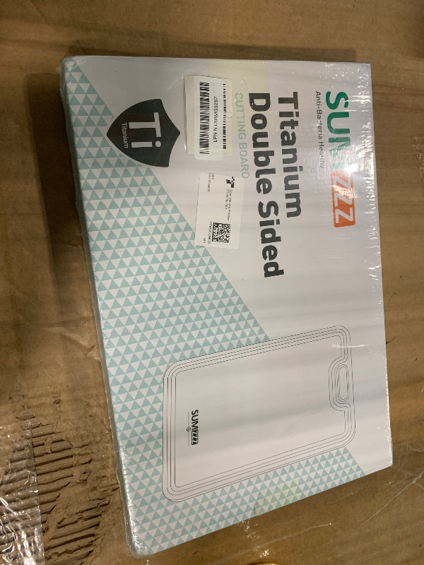 Photo 1 of ***FACTORY SEALED*** Titanium Cutting Board for Kitchen, Cutting Board Double Sided Food Grade, Pure Titanium/PP, Easy to Clean Large Size 16”×11”