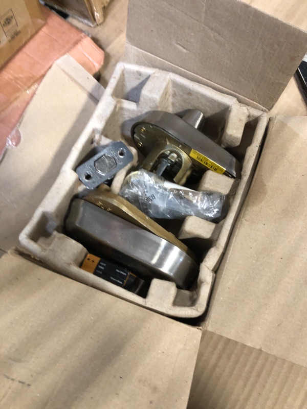 Photo 1 of ***POSSIBLE MISSING PIECES, SELLING FOR PARTS, FINAL SALE***Schlage BE365 PLY 619 Plymouth Keypad Deadbolt, Electronic Keyless Entry Lock, Satin Nickel***POSSIBLE MISSING PIECES, SELLING FOR PARTS, FINAL SALE***