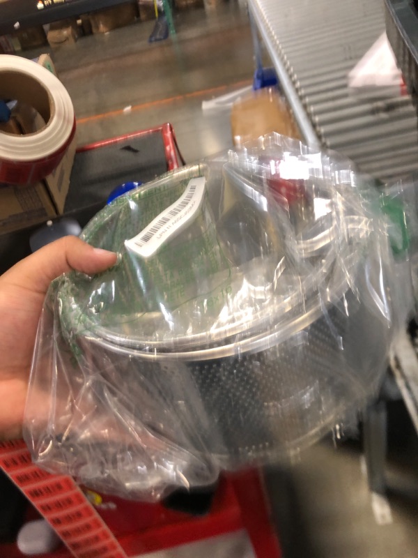 Photo 1 of ***NO HANDEL **FINAL SALE**Pasta Strainer Set of 2, Stainless Steel Noodle strainer with Removable Handle Metal Pasta Strainer Basket Deep Fryer Basket, Kitchen Colander for Washing Draining Deep-frying Boiling Steaming
