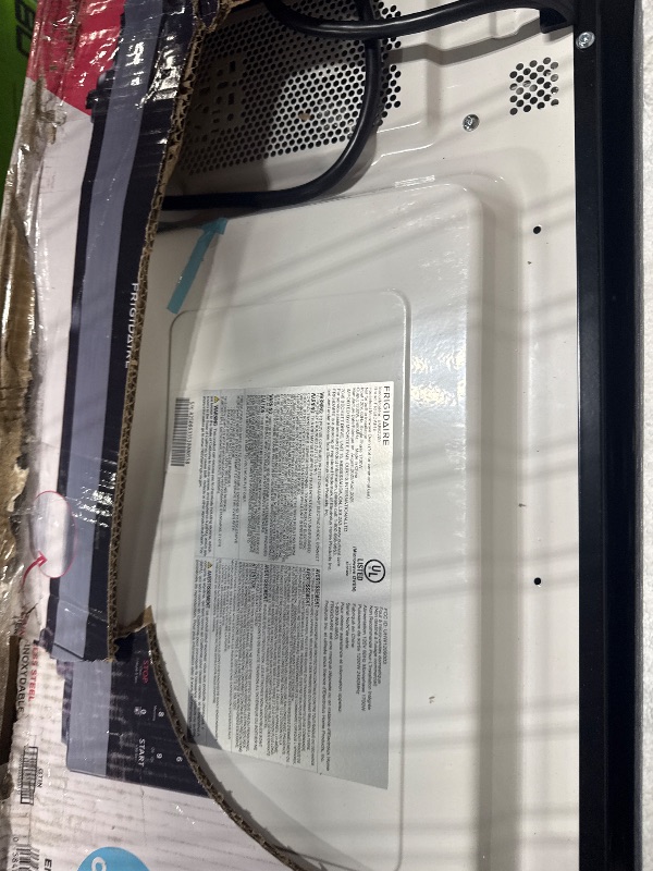 Photo 1 of **MAJOR DAMAGE**
FRIGIDAIRE 2.2 Cu. Ft. Stainless Steel Microwave Oven, Multi Function, Programmable, 1,200 Watts