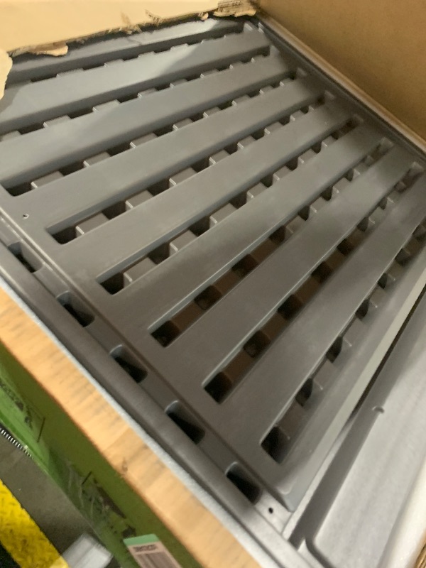 Photo 1 of ****PARTIAL SET, BOX 4 OF 7 ONLY**** Patiowell 8x12 FT Outdoor Storage Shed, Plastic Shed Resin Garden Shed with Floor & Window & Lockable Door for Patio Furniture, Backyard Tools, Bicycles & Lawnmower, Beige