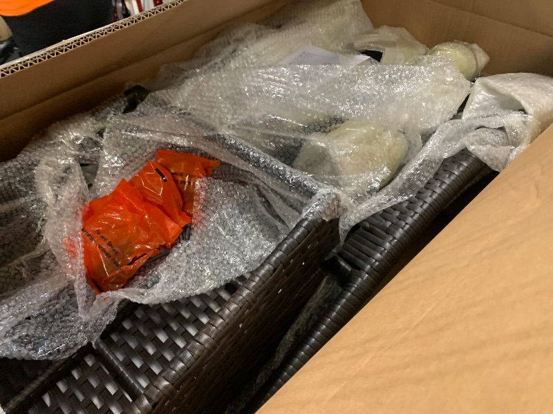 Photo 1 of ****partial set, only one pair**** Christopher Knight Home Dusk Outdoor Wicker Stacking Dining Chairs, 4-Pcs Set, Multibrown