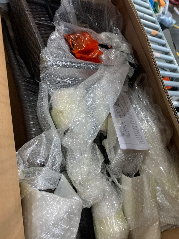 Photo 1 of ****partial set, only one pair**** Christopher Knight Home Dusk Outdoor Wicker Stacking Dining Chairs, 4-Pcs Set, Multibrown