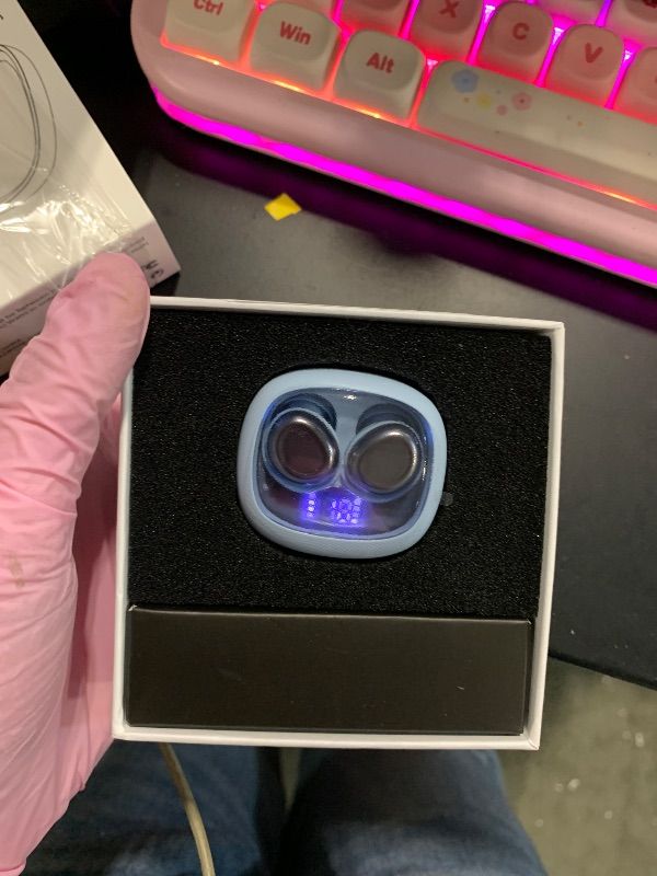 Photo 1 of ****FINAL SALE NOT RETURNS****
Sleep Ear Buds, New True Wireless Earbuds, Ultra-Mini Bluetooth 5.4 Earbuds for Side Sleepers, 53H Play Hi-Fi Stereo 3D Bass Noise Cancelling Bluetooth headphones, Sleep Mode, IP7 Waterproof Earphones