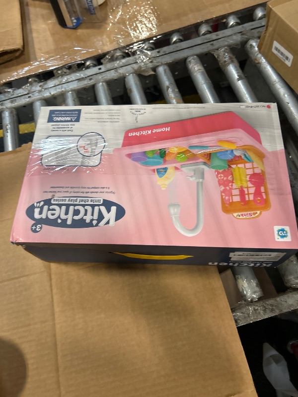 Photo 1 of ** SOLD AS IS NO RETURN/REFUNDS**SEE COMMENTS!
BOBXIN Play Sink with Running Water, Kids Play Kitchen Toy Sink Electric Dishwasher, Pretend Role Play Kitchen Toys Set with Upgraded Working Faucet and Dishes Playset for Toddlers Girls Boys